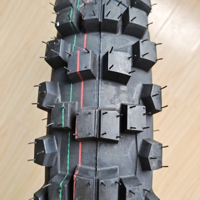 35%-55% Rubber Content Motorcycle Tire 4.10-18 OWN DOT ISO CCC SONCAP at Qingdao Port