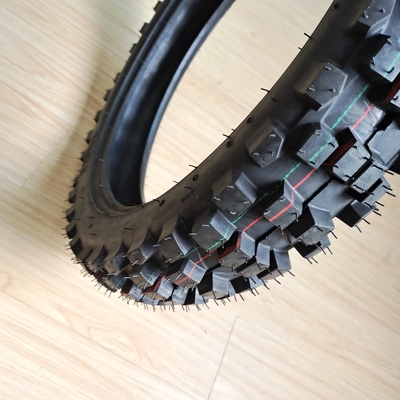 35%-55% Rubber Content Motorcycle Tire 4.10-18 OWN DOT ISO CCC SONCAP at Qingdao Port