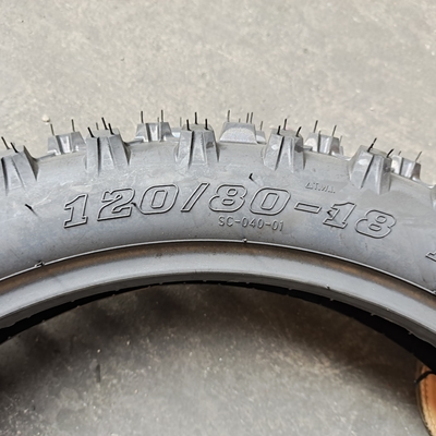 Deep Design Super Rubber Motorcycle Tyre 120/80-18 5000 pcs Per Day Production Capacity