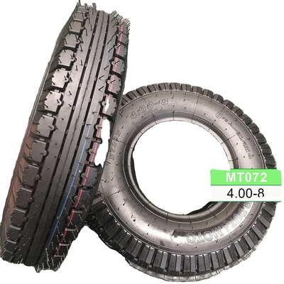 Qingdao Port 400-8 Motorcycle Tire with 20000 KM Work Life and Long-Lasting