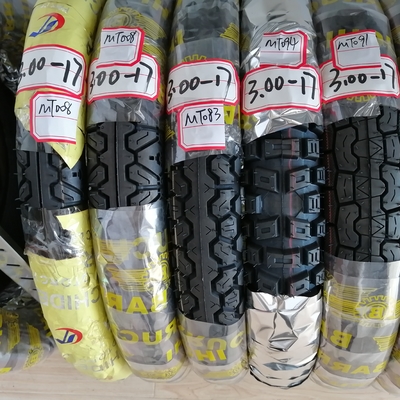 Tensile strength 10.5 super rubber motorcycle tire 300-17 for loading in Qingdao Port