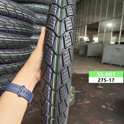 Motorcycle Tubeless Tyres Tube 17/2.75 2.75-17 275 17 Rubber Content 35%-45% Pattern Tires