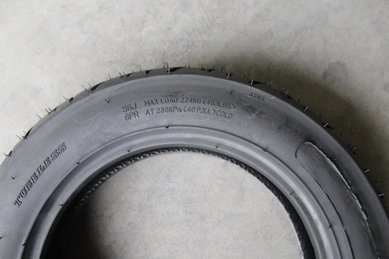90/90-10 90/100-10 100/90-10 110/90-10 Tubeless Scooter Tyre with Load capacity 224kg