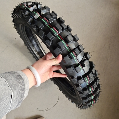 Great Performance Motorcycle Tyre 4.10-18 at Qingdao Port with 20000 KM Work Life