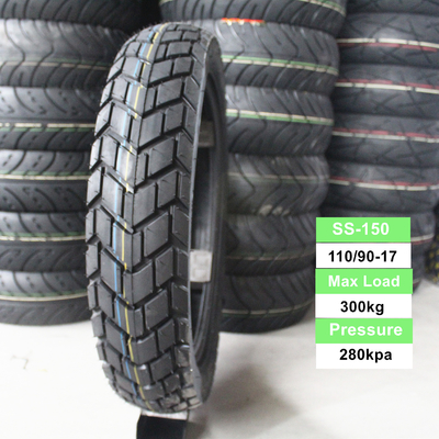 110/90-16 110/90-17 Motorcycle Tube and Tubeless Tyre Super with 35%-45% Rubber Content