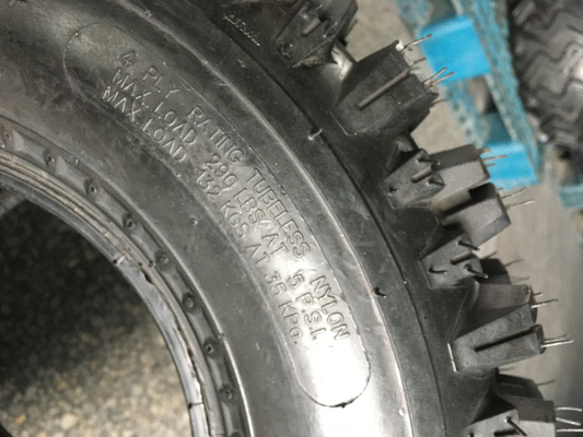 20x11-9 Mud Tires for All Terrains Load Capacity 132kg Rubber Content 35%-45%