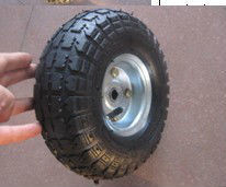 Black Pneumatic Garden Cart Wheels 3.50-8 4.00-8 for Smooth and Easy Movement