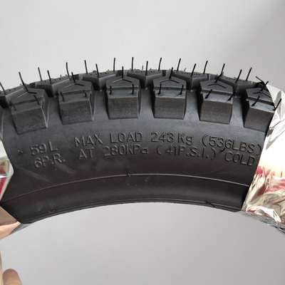 35%-55% Rubber Content Motorcycle Tyre 325-18 for Customer Requirements