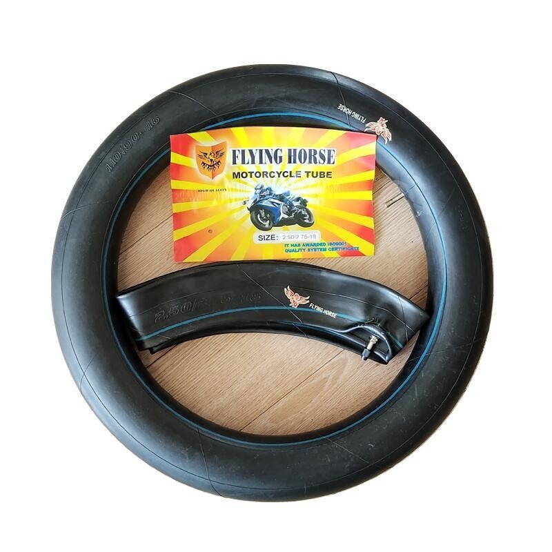 Valves and 500% 530% Elogation Natural Rubber Inner Tube for 3.00-18 Motorcycle Tire