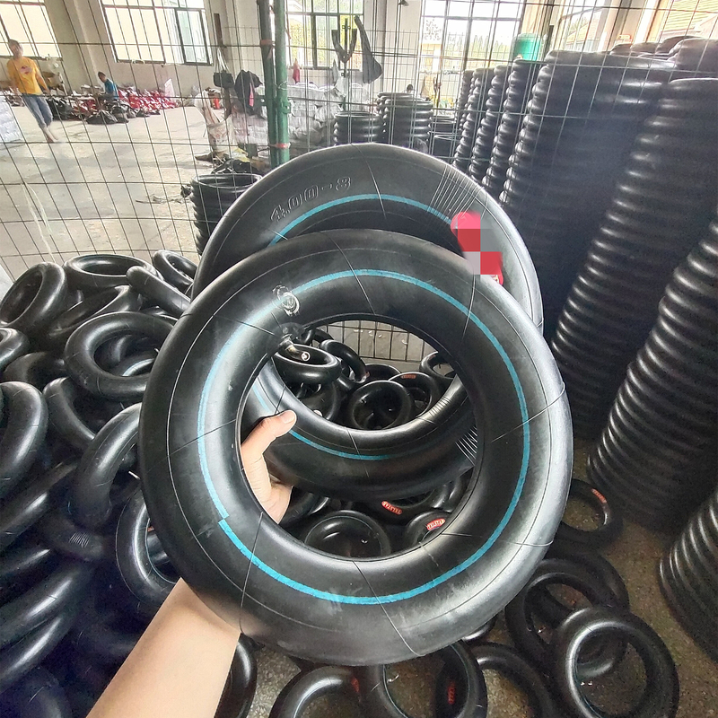 110mm Width Butyl Rubber Motorcycle Inner Tube 4.00-8 For Requirements