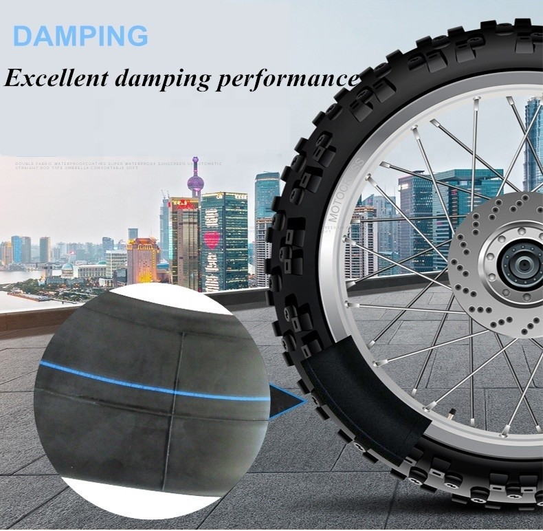 500% Elongation and 10.5 MPA Tensile Strength Motorcycle Tire 90/90-19 for Performance