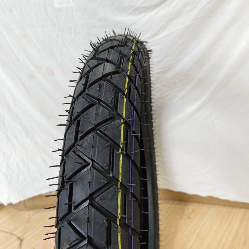 Nature Rubber Steel Nylon Material 90/90-18 Motorcycle Tyre for Loading Port Qingdao