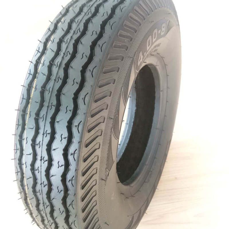 35%-55% Natural Rubber Content Motorcycle Tire 400-8 LLantas 4.00-8 with Popular Pattern