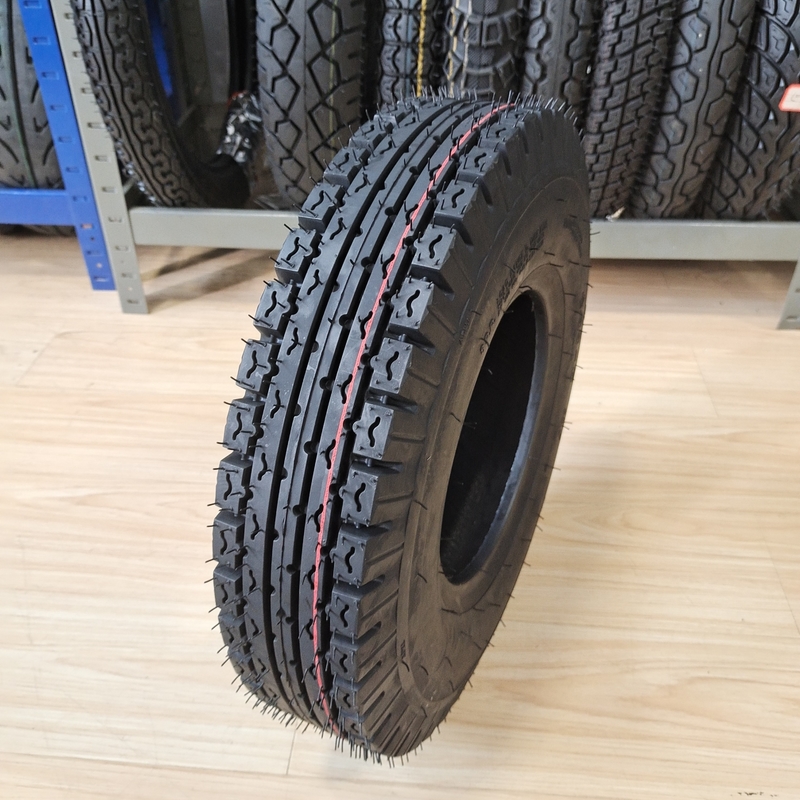 OEM Acceptable 4.00-8 Motorcycle Tire for Egypt Scooter Tyre in Black