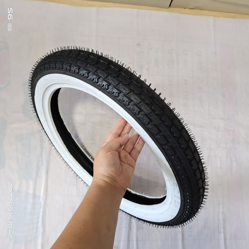 35%-55% Rubber Content White Wall Tyre 2.75-16 for European Market
