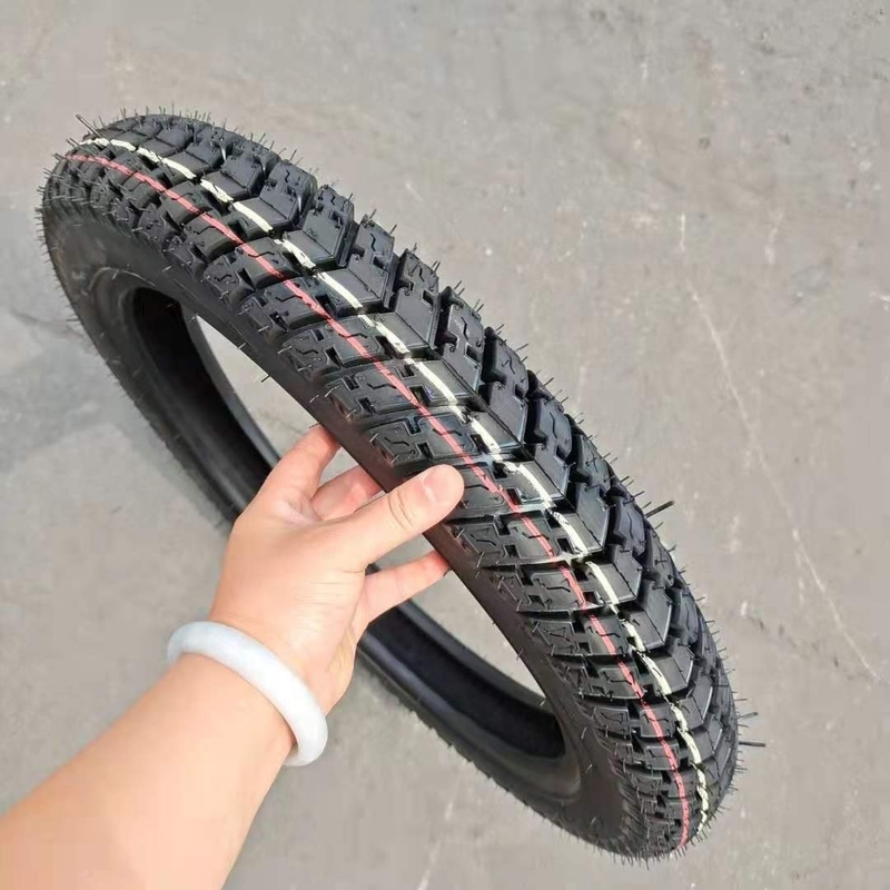 3.00-17 TT Tubeless Motorcycle Tires with Excellent Wear Resistance and Black Color