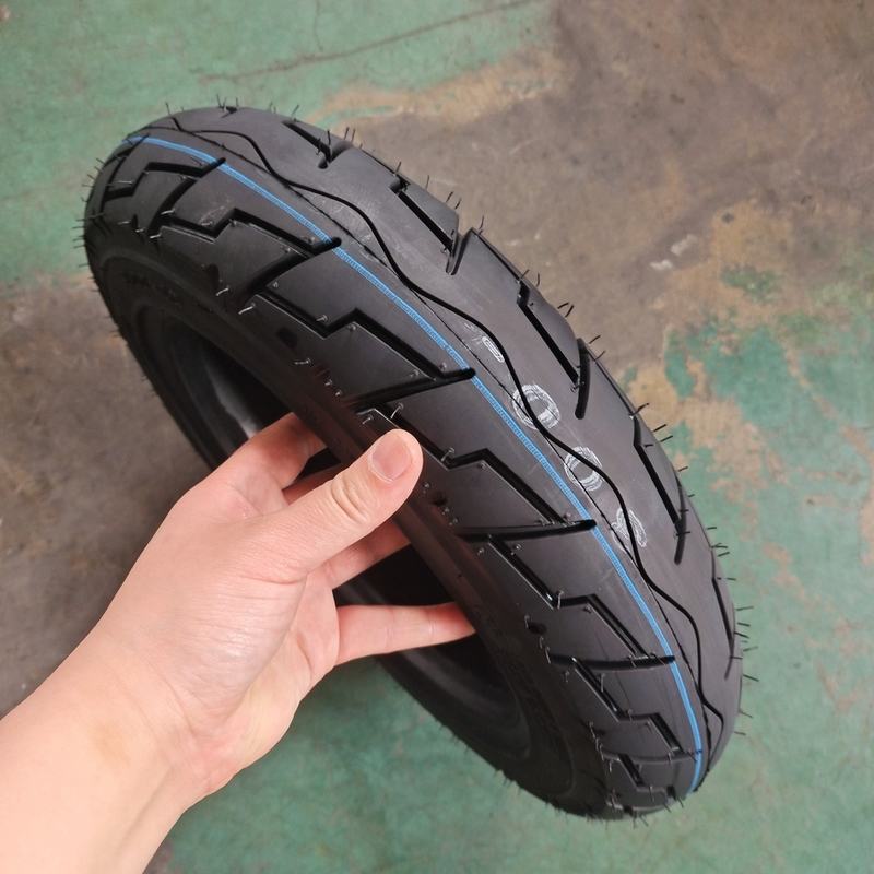 Tubeless Motorcycle Tyre 3.50-10 3.00-10 with Nature Rubber Steel Nylon Raw Material