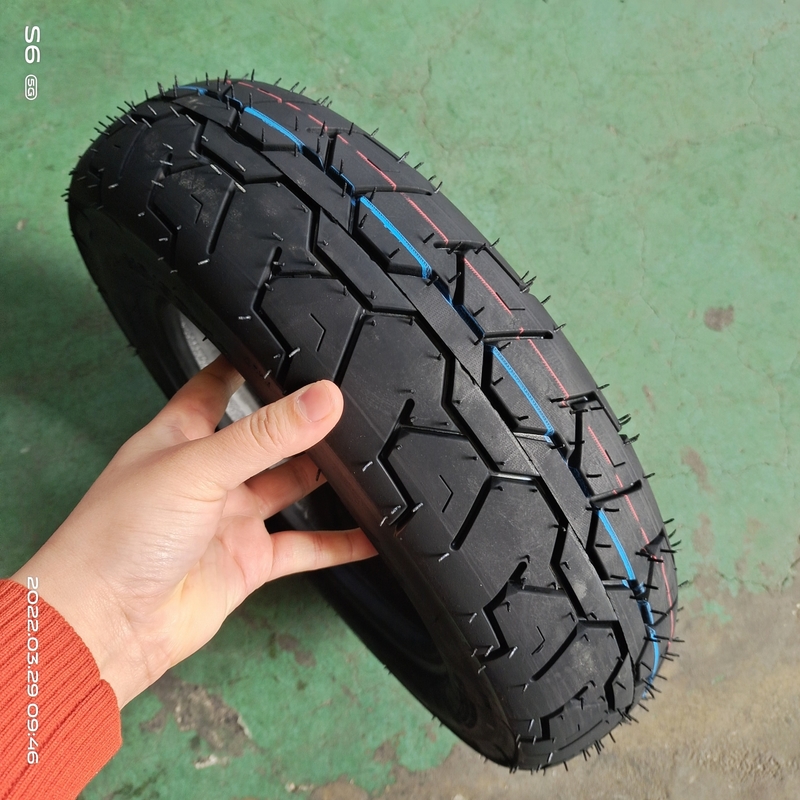 10 Inch Motorcycle Tire 110/90-10 6 Ply Rate with Black Rubber and 35%-55% Rubber Content