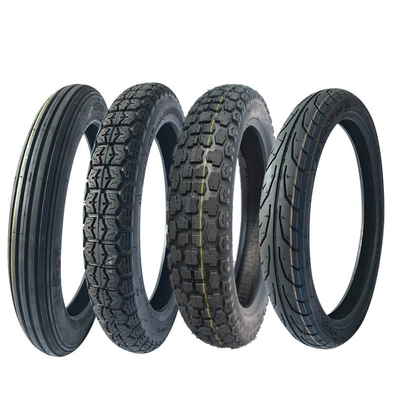 3.00-17 Motorcycle Tire 35% Rubber Content Ideal for Customer Requirements