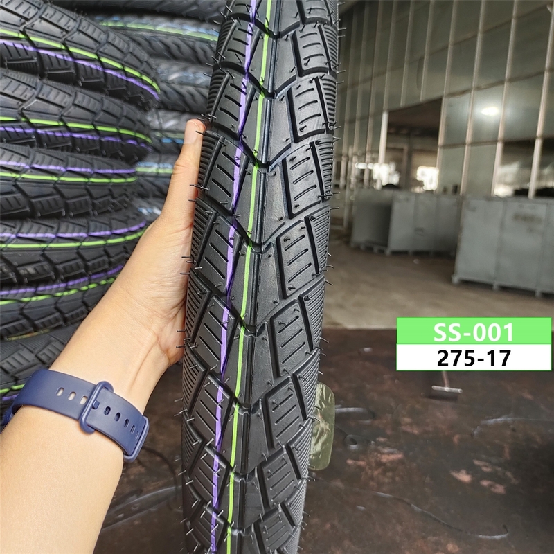 Motorcycle Tubeless Tyres Tube 17/2.75 2.75-17 275 17 Rubber Content 35%-45% Pattern Tires