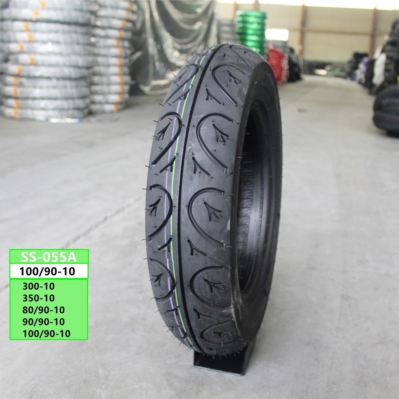 90/90-10 90/100-10 100/90-10 110/90-10 Tubeless Scooter Tyre with Load capacity 224kg