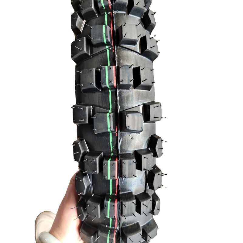 Great Performance Motorcycle Tyre 4.10-18 at Qingdao Port with 20000 KM Work Life