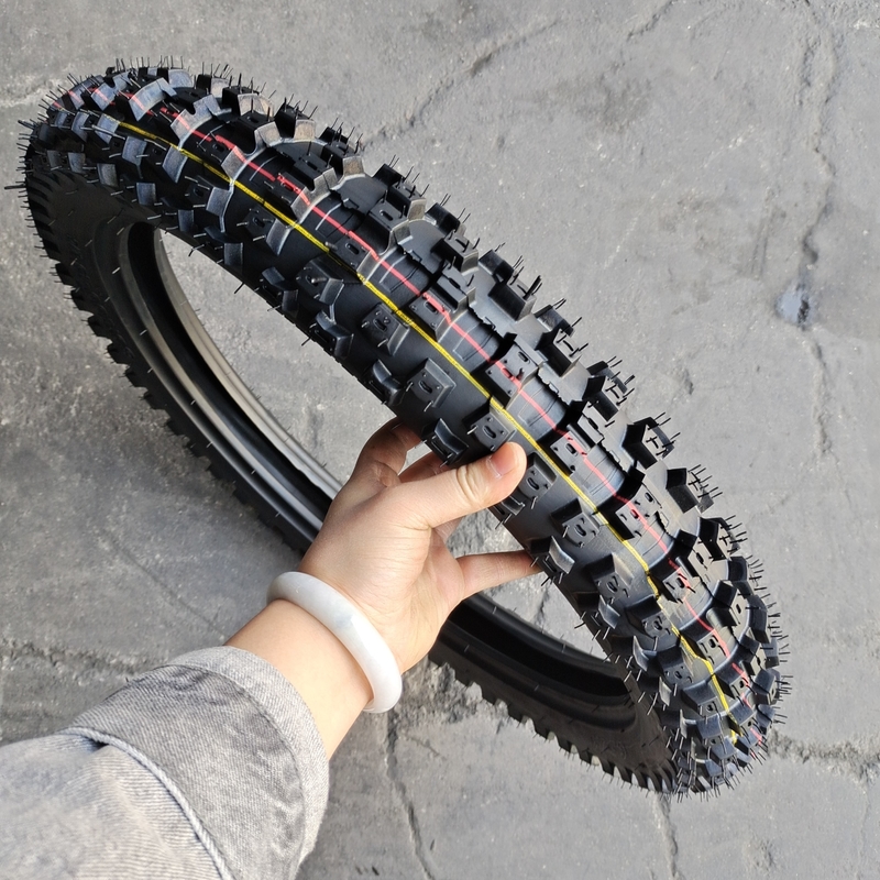 13000PCS Load QTY/40'HQ Motorcycle Tire 80/100-19 with 35%-45% Rubber Content