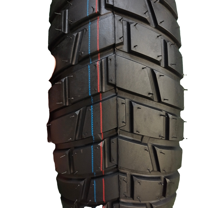 120/90-12 Motorcycle Tire with Deep Design Pattern and Tensile Strength of 10.5