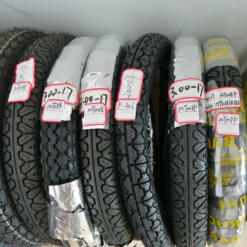 Motorcycle Tire and Tube 3.00-17 Natural Tube Tire Casing Delivery Within 25 Days