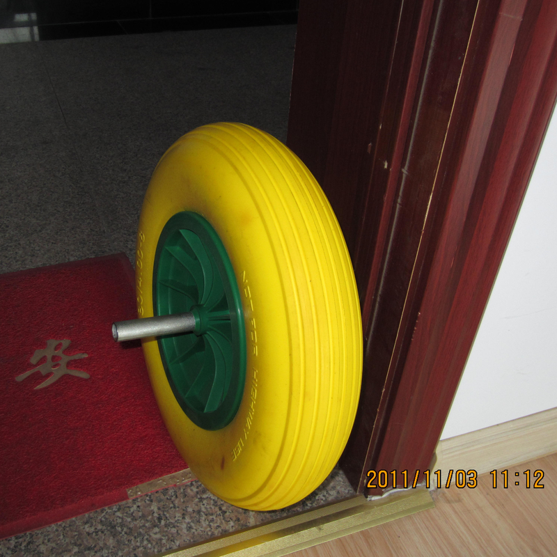 3.50-8 4.00-18 PU Foam Wheels for Wheelbarrow Availalbe OEM and Online Support